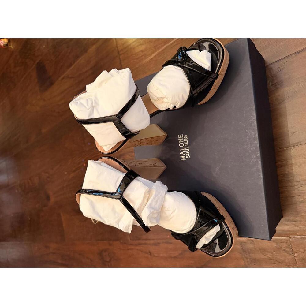 Malone Souliers Keaton Platform Sandals Black Size 41